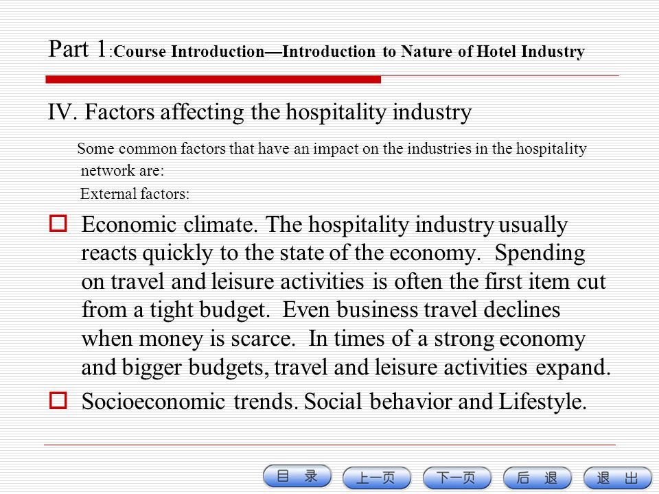 Budgeting in the hotel industry